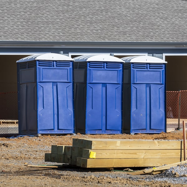 are there any restrictions on where i can place the portable toilets during my rental period in Ellington Michigan